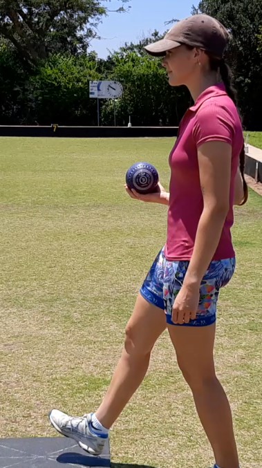 Bowler Stepping Onto Mat